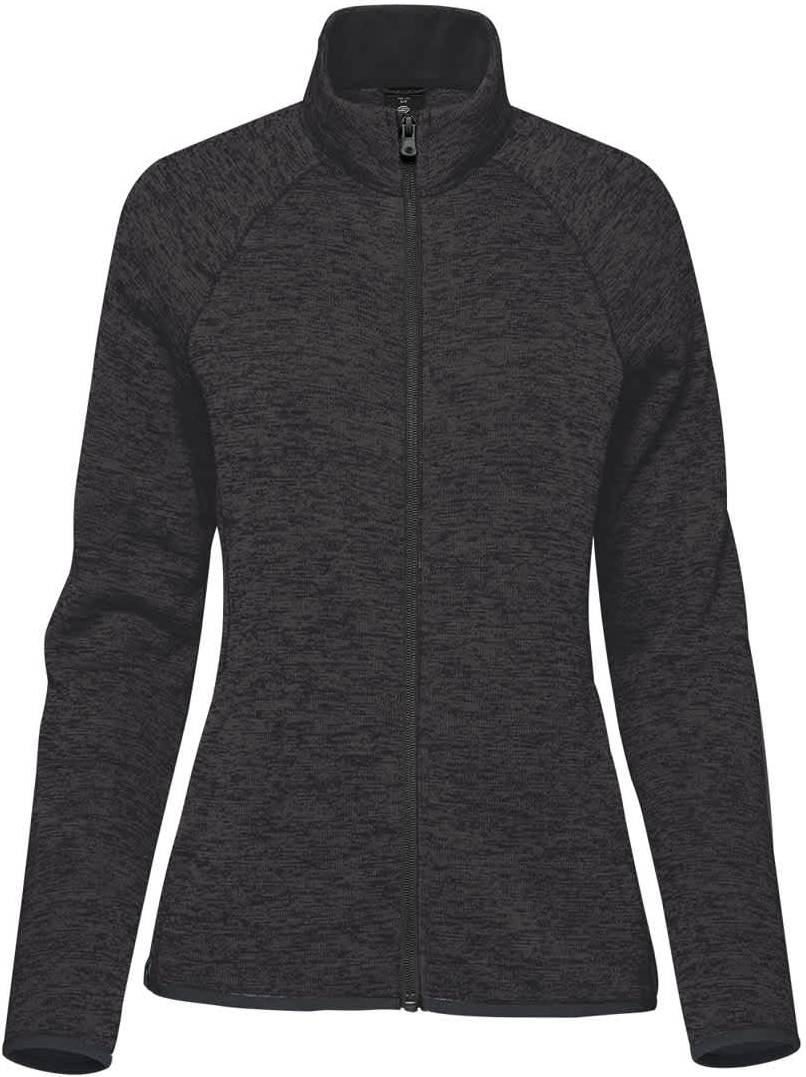 Stormtech Fpx-1w Women’s Yosemite Full Zip Fleece Jacket - Black Heather - Ladies Xs