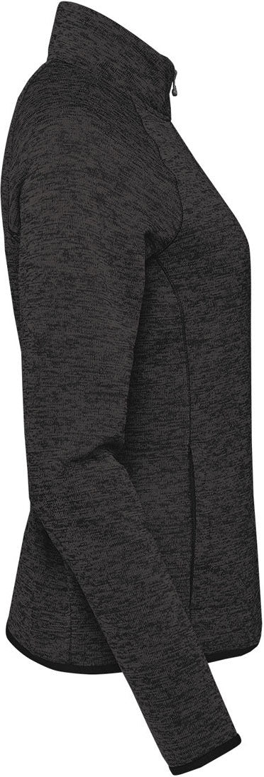 Stormtech Fpx-1w Women’s Yosemite Full Zip Fleece Jacket - Black Heather