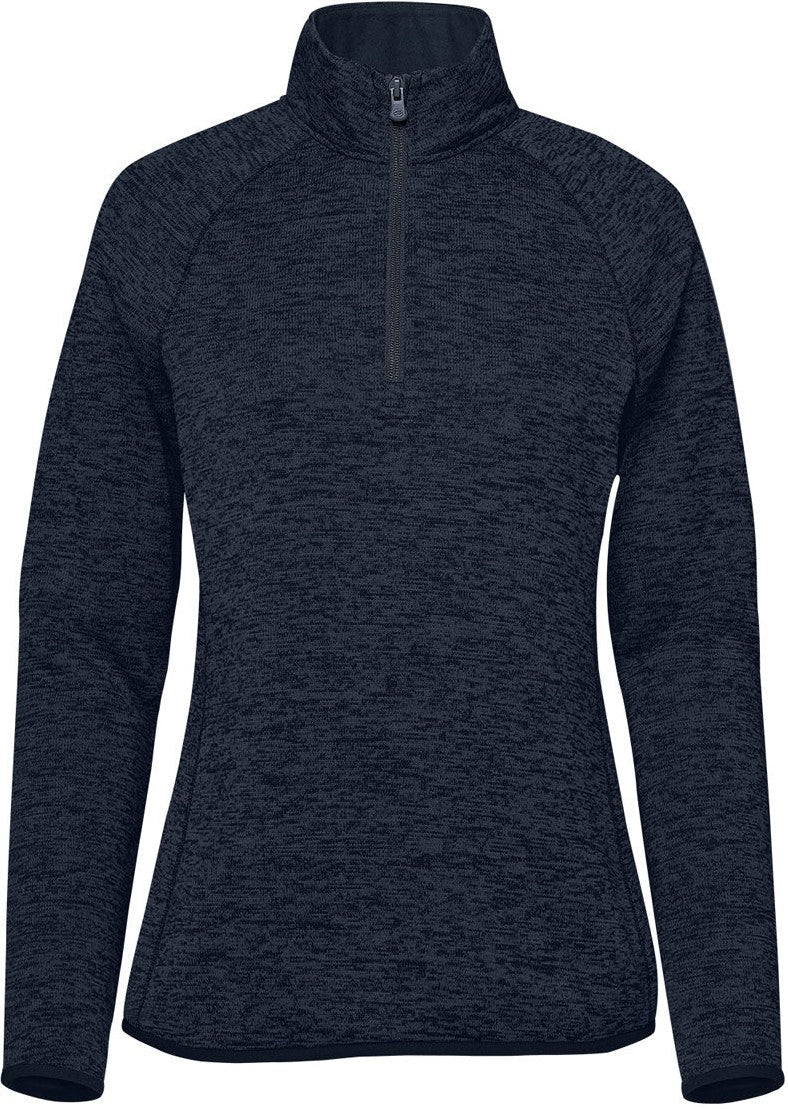 Stormtech Fpx-2w Women’s Yosemite 1/2 Zip Pullover - Navy Heather - Ladies Xs