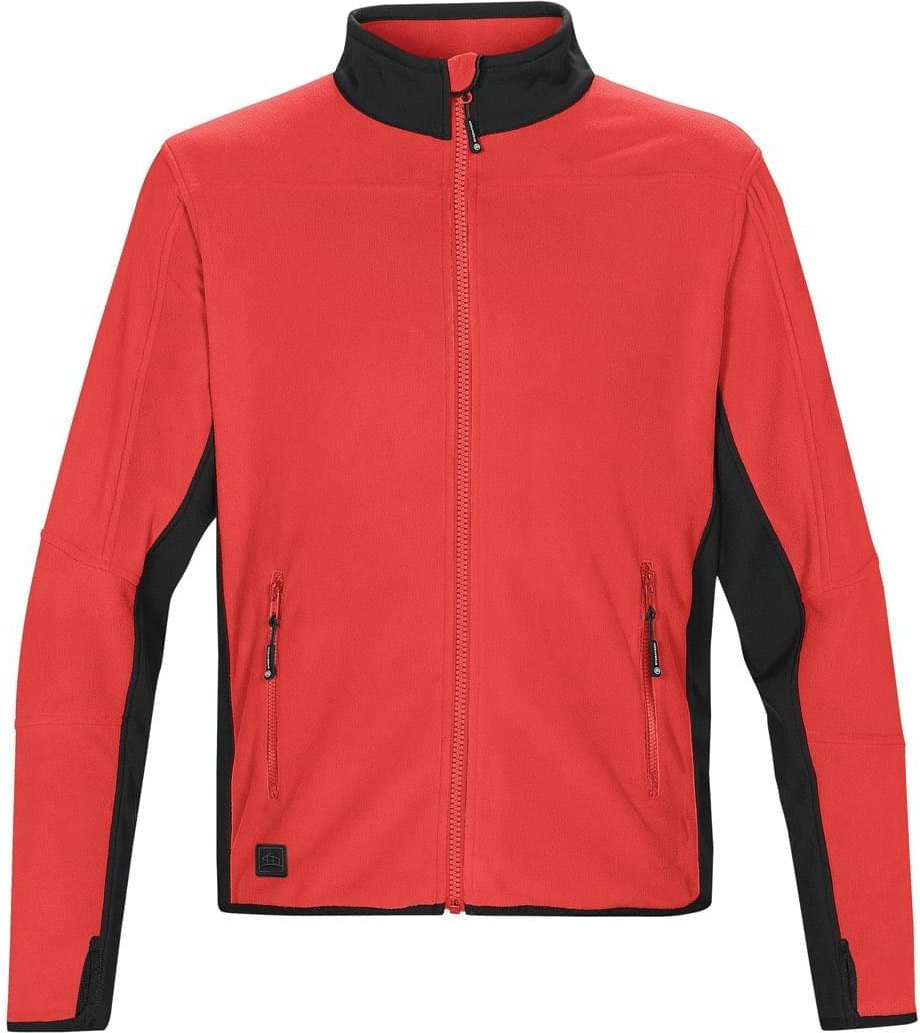 Stormtech Fsj-1 Men’s Glacier Fleece - Stadium Red - Black - Adult Xl