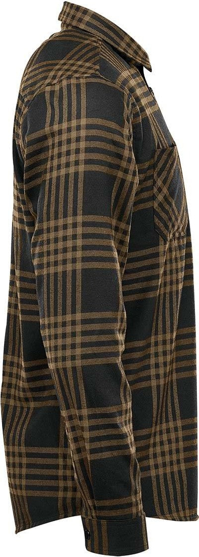 Stormtech Ftx-1 Men’s Santa Fe Long Sleeve Shirt - Mineral - Black