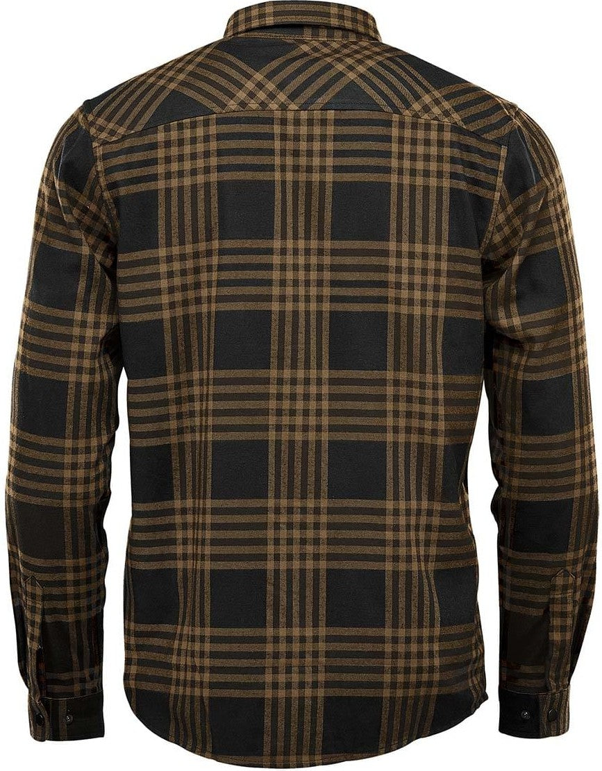 Stormtech Ftx-1 Men’s Santa Fe Long Sleeve Shirt - Mineral - Black
