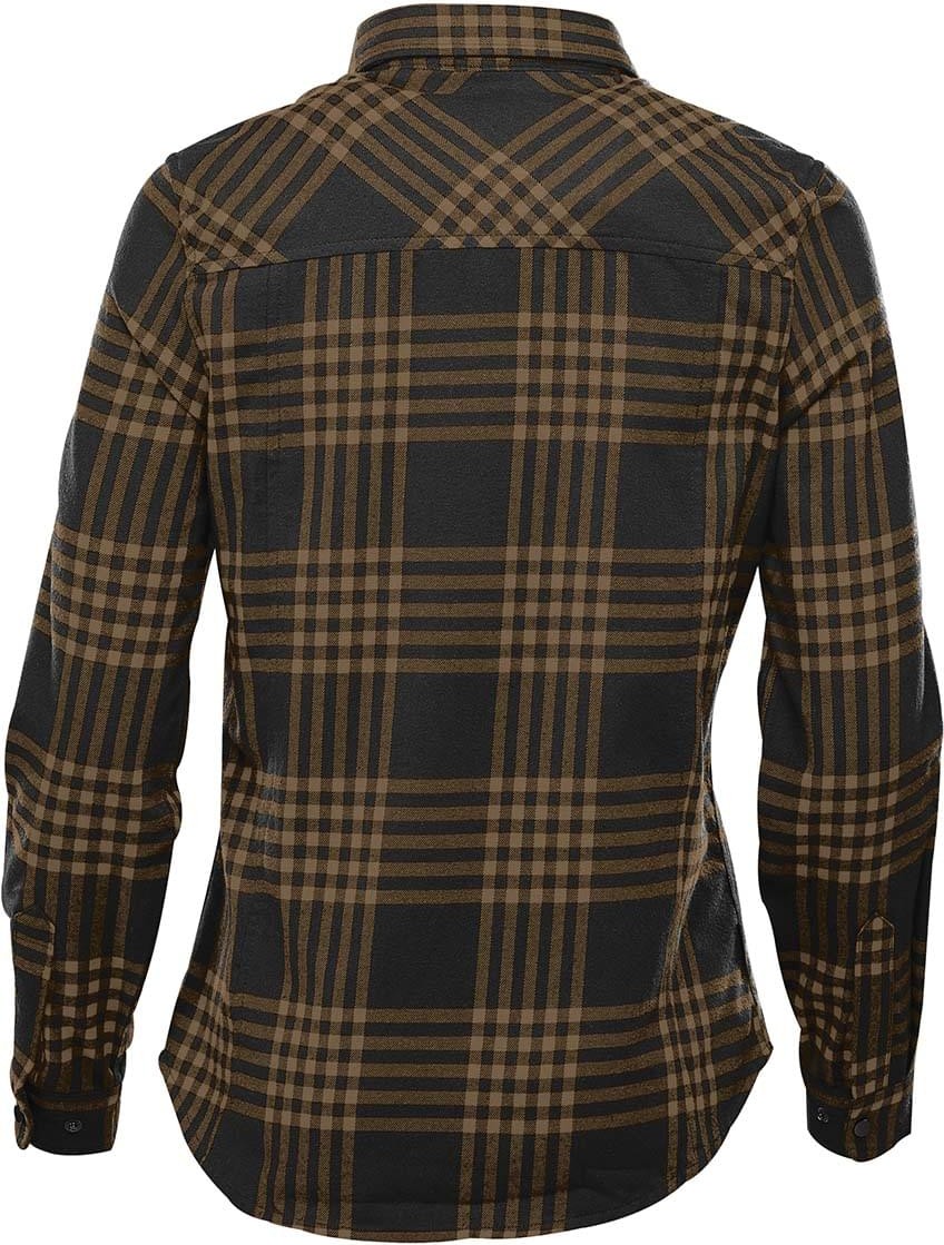 Stormtech Ftx-1w Women’s Santa Fe Long Sleeve Shirt - Mineral - Black