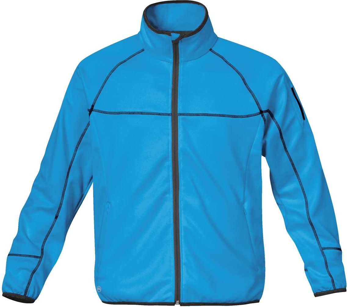 Stormtech Fzf-1 Men’s Full Zip Stretch Fleece - 448 Electric Blue - Granite - Adult s