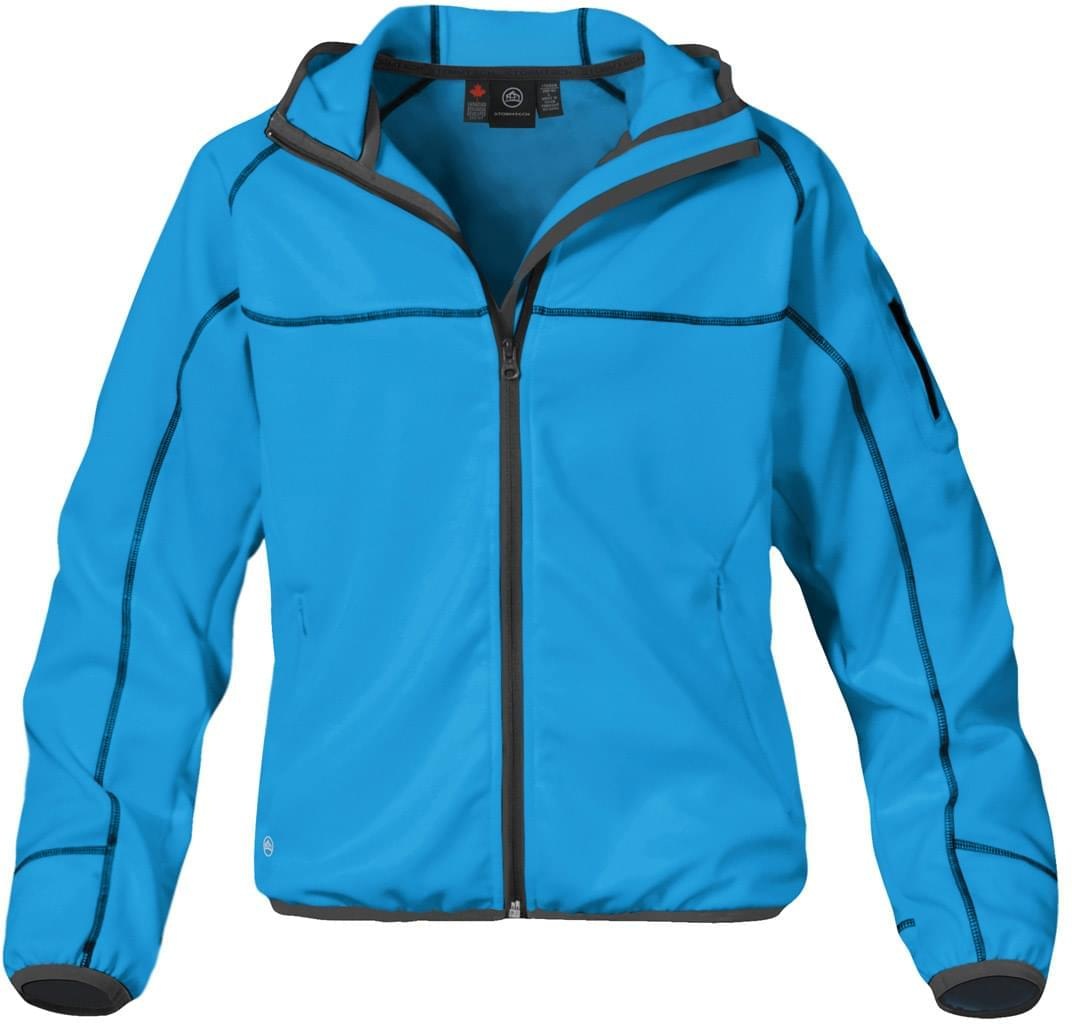Stormtech Fzf-1w Women’s Full Zip Jacket Stretch Fleece - 448 Electric Blue Granite - Ladies Xs