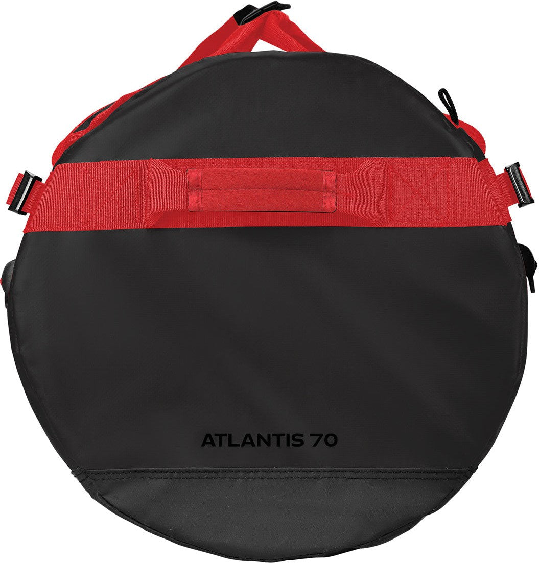Stormtech Gbw-1mle Atlantis Waterproof Gear Bag 70 - Black Bright Red