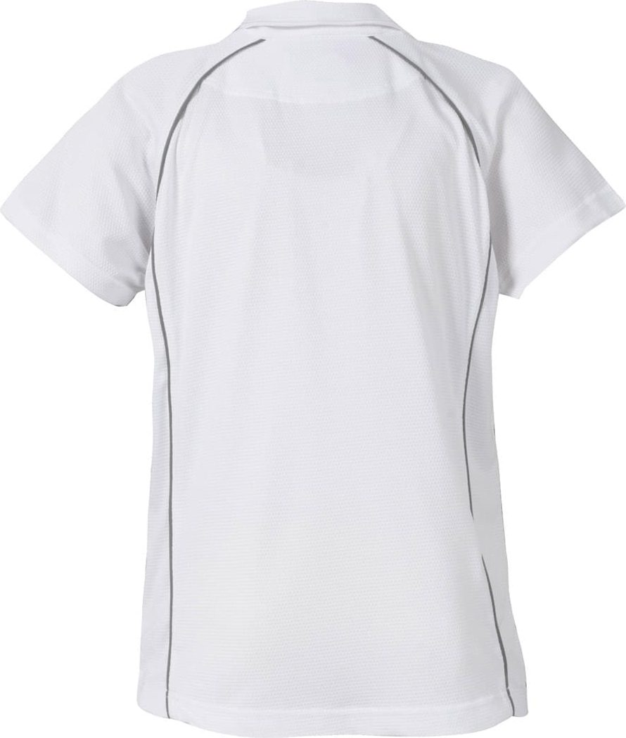 Stormtech Gfx-2w Women’s Coolmax Freshfx Polo - White - Iron - Ladies s