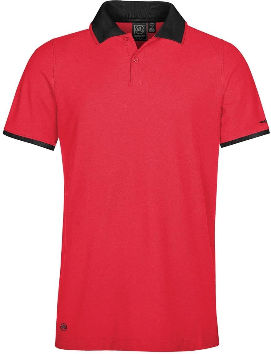 Stormtech Gpq-2 Men’s Cignus Performance Polo - Scarlet - Black - Adult s