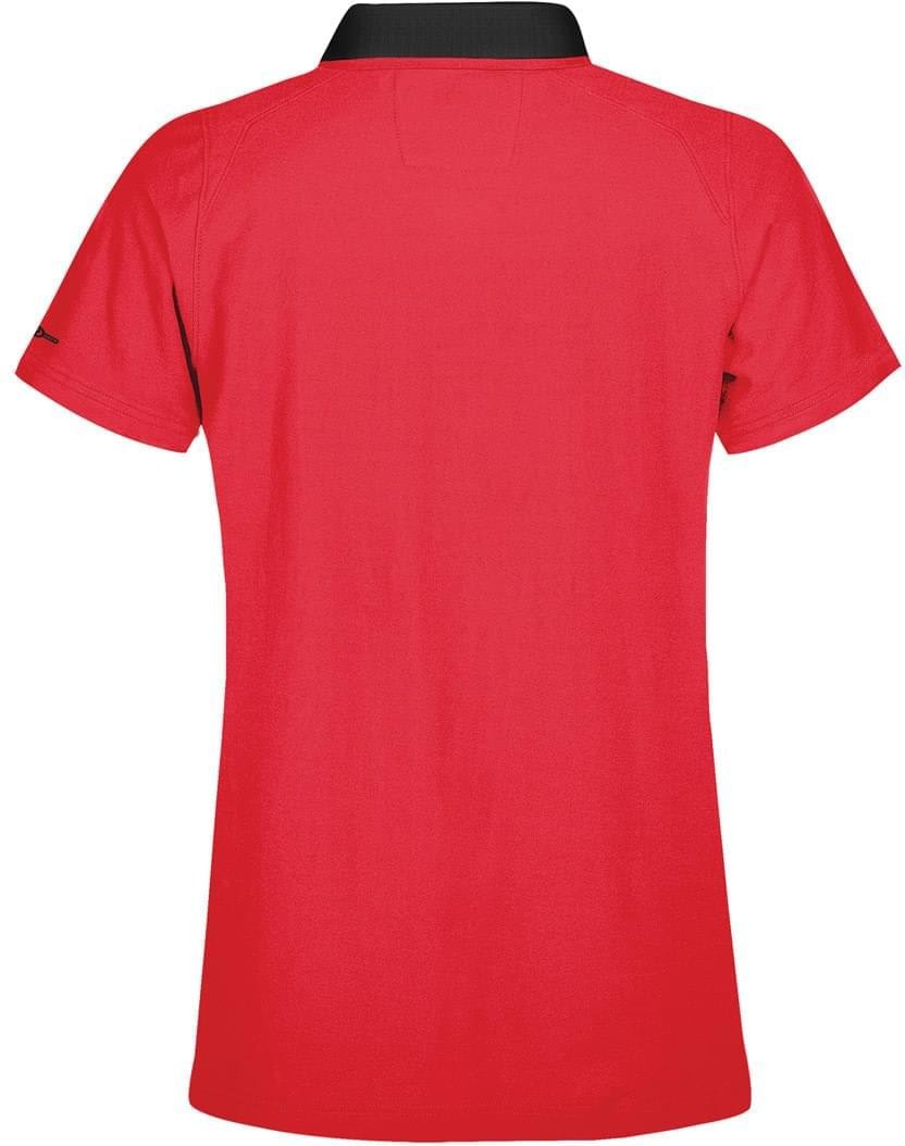 Stormtech Gpq-2w Women’s Cignus Performance Polo - Scarlet - Black - Ladies Xs