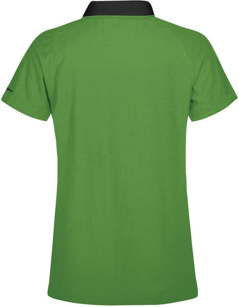 Stormtech Gpq-2w Women’s Cignus Performance Polo - Treetop Green Black - Ladies Xs