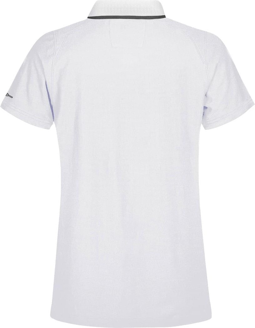Stormtech Gpq-2w Women’s Cignus Performance Polo - White - Granite - Ladies Xs