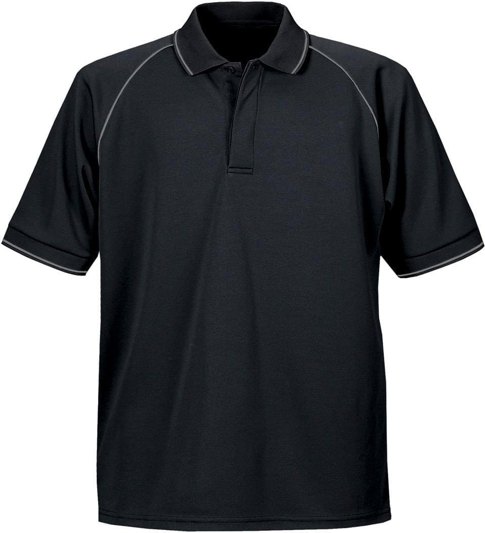 Stormtech Gpx-2le Men’s Coolmax Extreme Polo - Black - Iron
