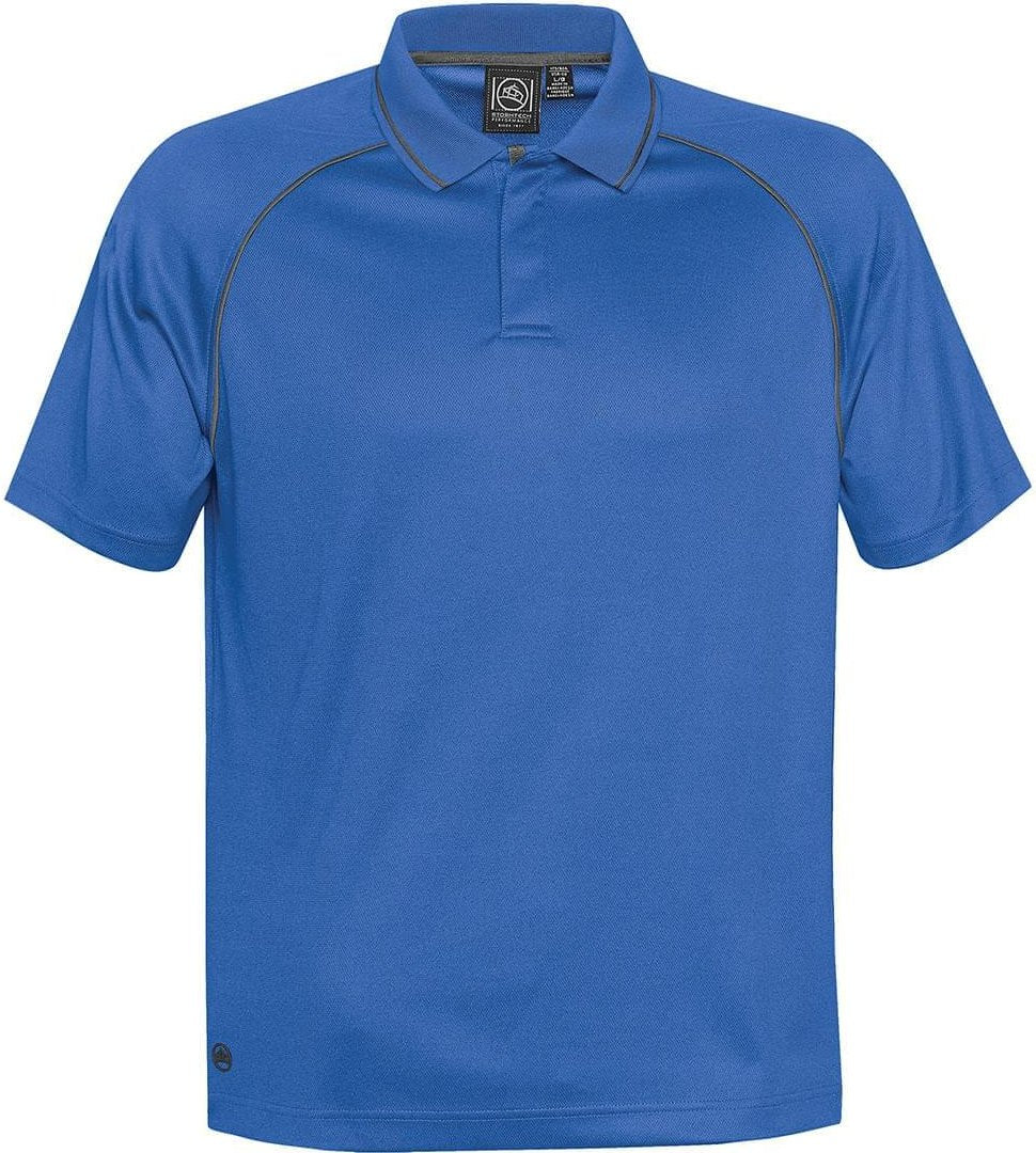 Stormtech Gpx-4 Men’s Tritium Performance Polo - Azure Blue Carbon - Adult s