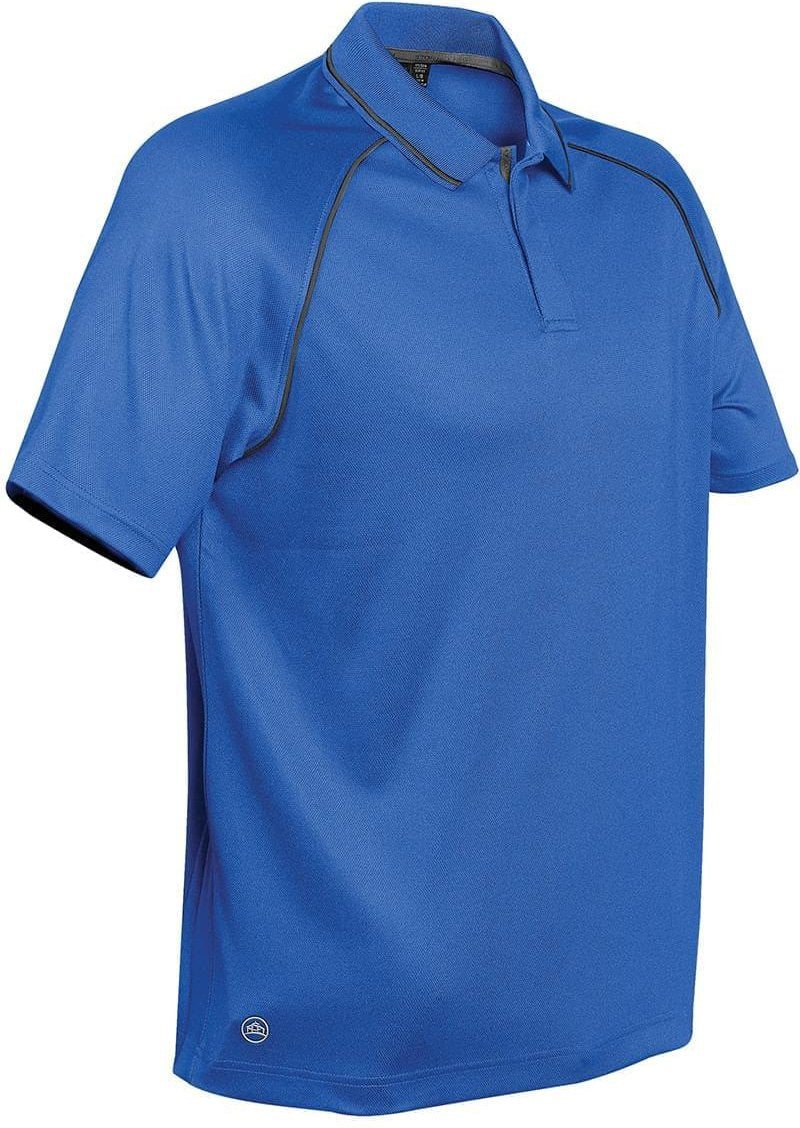 Stormtech Gpx-4 Men’s Tritium Performance Polo - Azure Blue Carbon