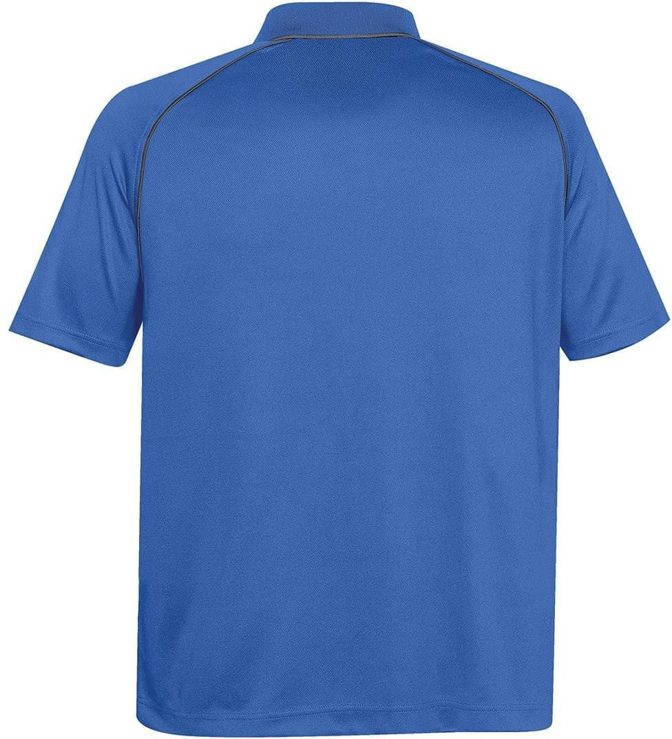 Stormtech Gpx-4 Men’s Tritium Performance Polo - Azure Blue Carbon