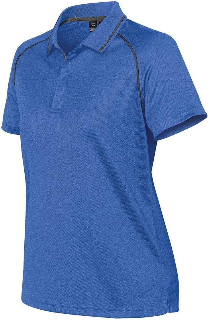Stormtech Gpx-4w Women’s Tritium Performance Polo - Azure Blue Carbon