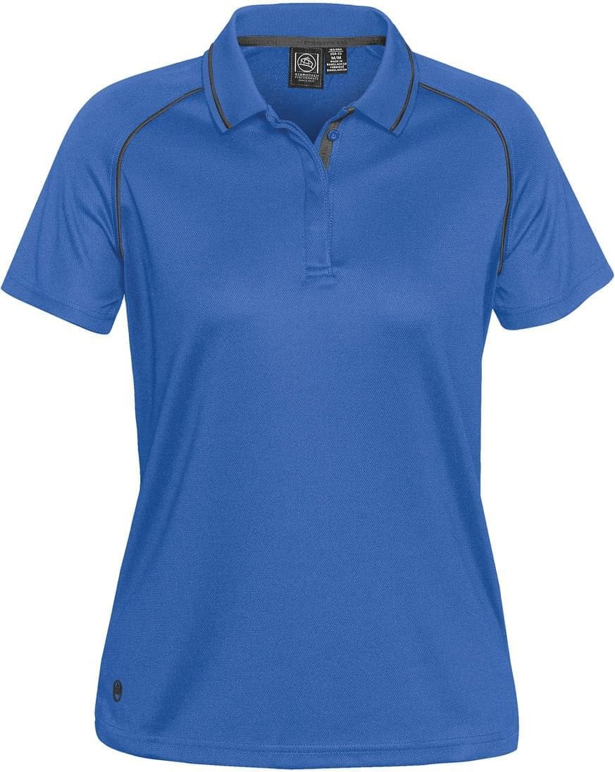 Stormtech Gpx-4w Women’s Tritium Performance Polo - Azure Blue Carbon - Ladies Xs