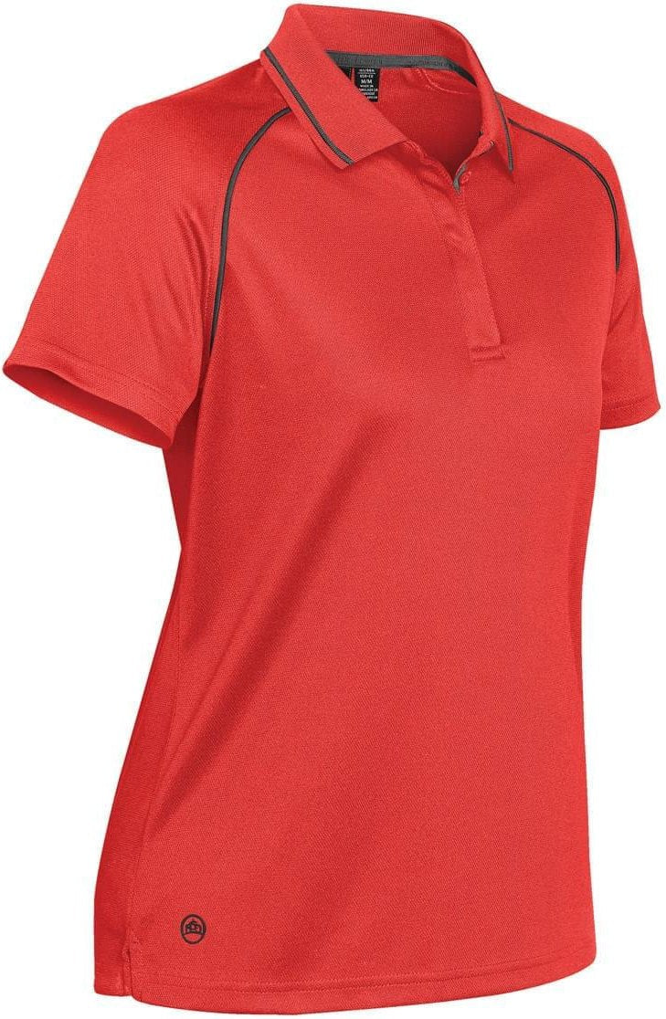 Stormtech Gpx-4w Women’s Tritium Performance Polo - Bright Red Carbon
