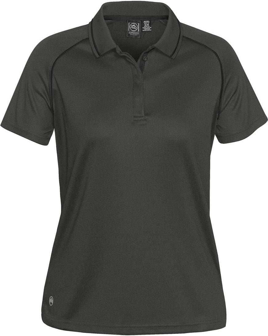 Stormtech Gpx-4w Women’s Tritium Performance Polo - Carbon Black - Ladies Xs