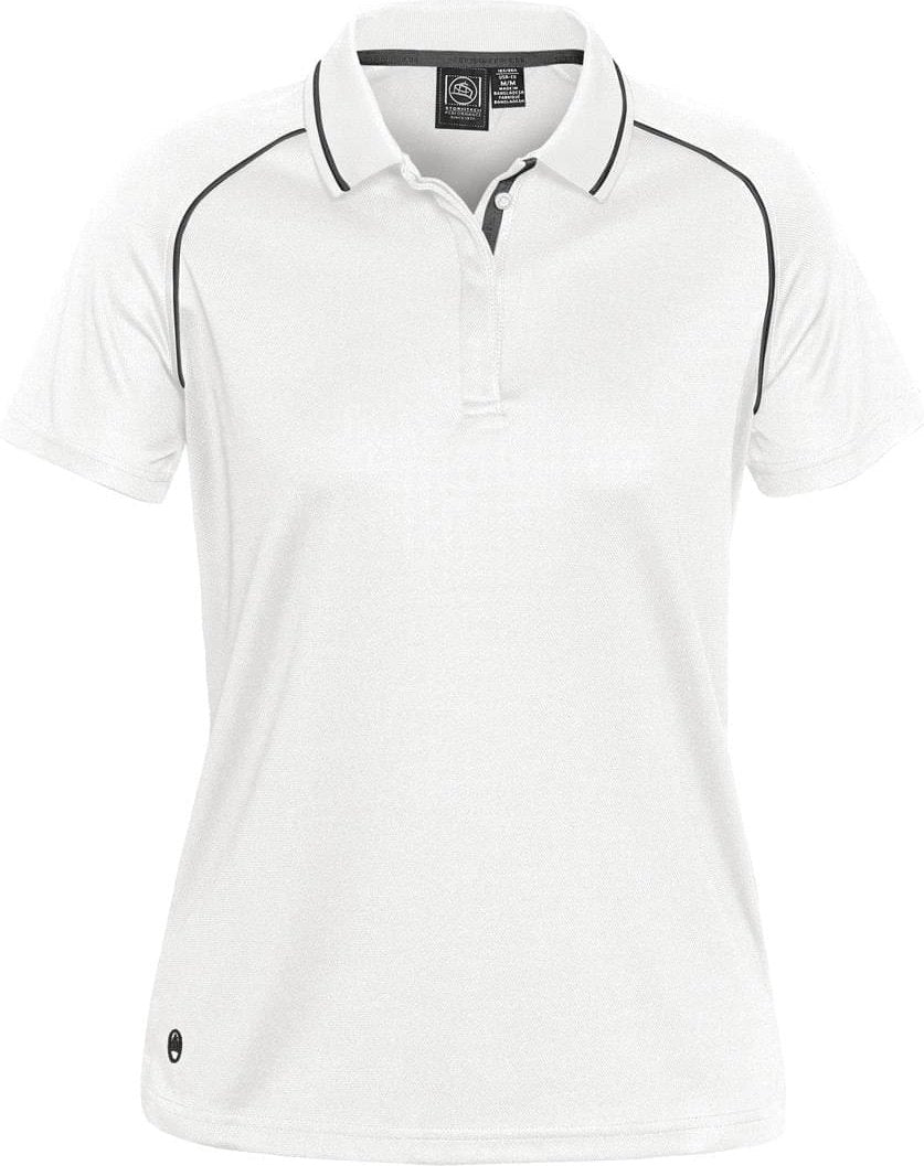 Stormtech Gpx-4w Women’s Tritium Performance Polo - White Carbon - Ladies Xs