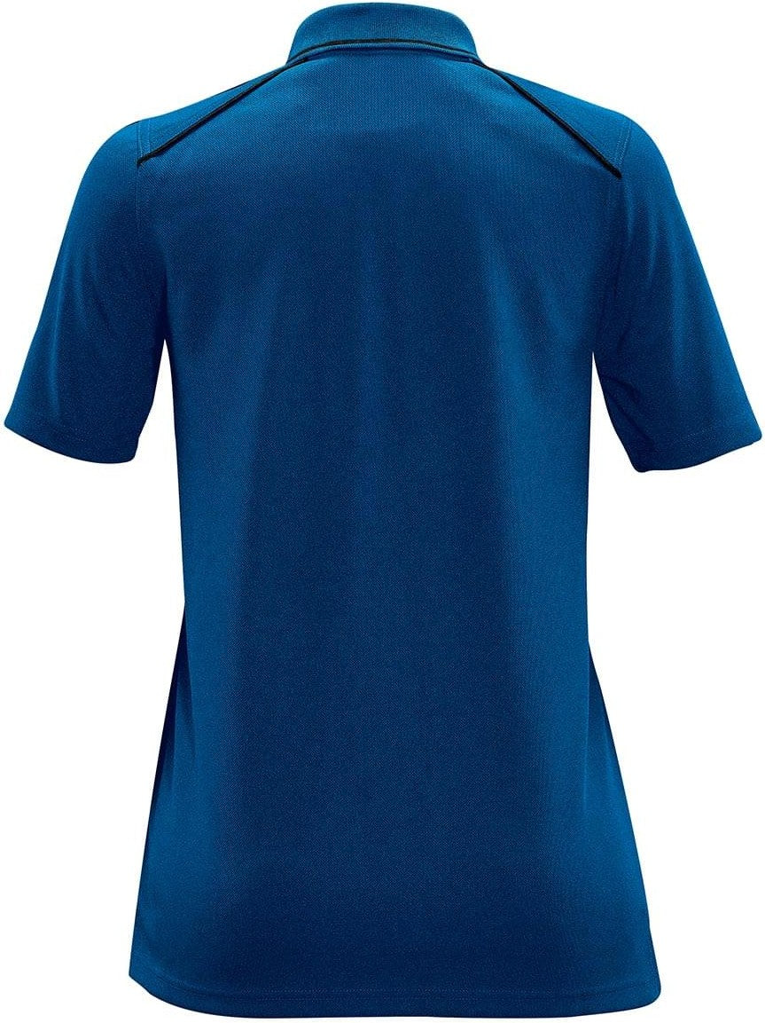 Stormtech Gpx-5w Women’s Endurance Hd Polo - Azure Blue Black