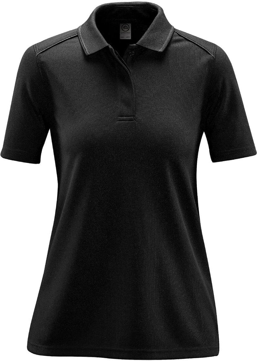 Stormtech Gpx-5w Women’s Endurance Hd Polo - Black Dolphin - Ladies Xs
