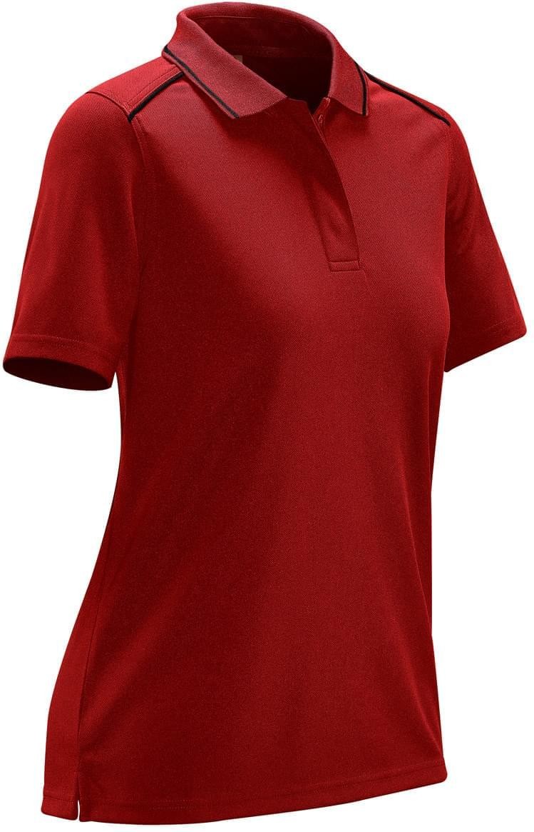 Stormtech Gpx-5w Women’s Endurance Hd Polo - Bright Red Black
