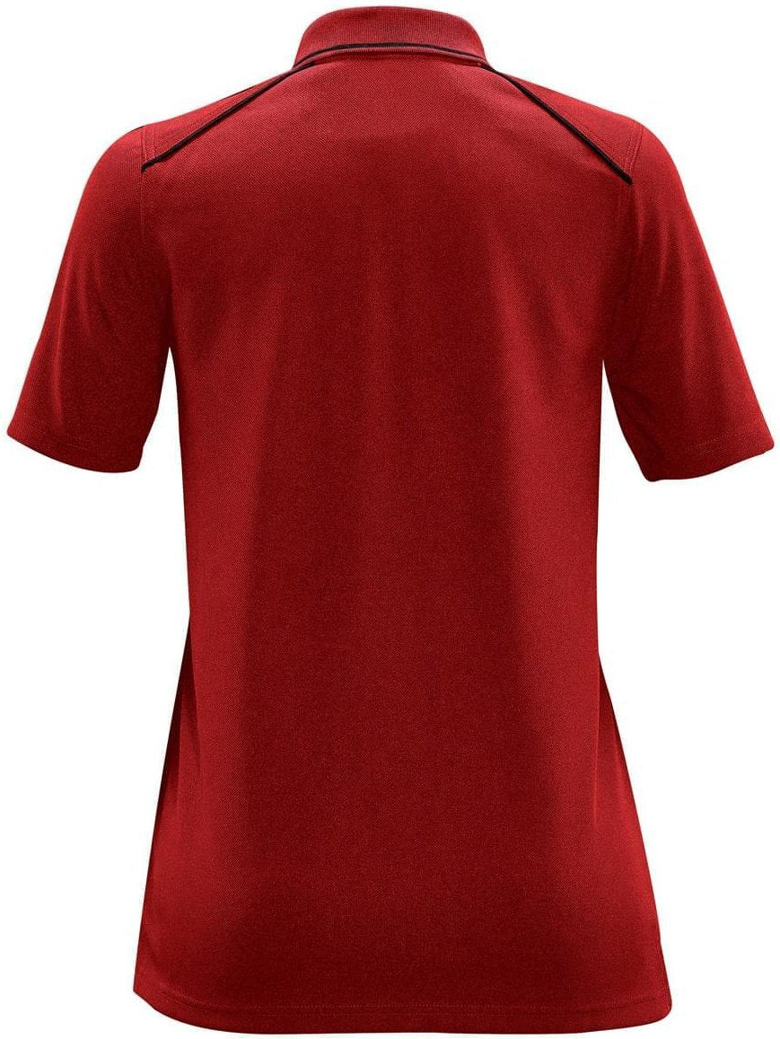 Stormtech Gpx-5w Women’s Endurance Hd Polo - Bright Red Black