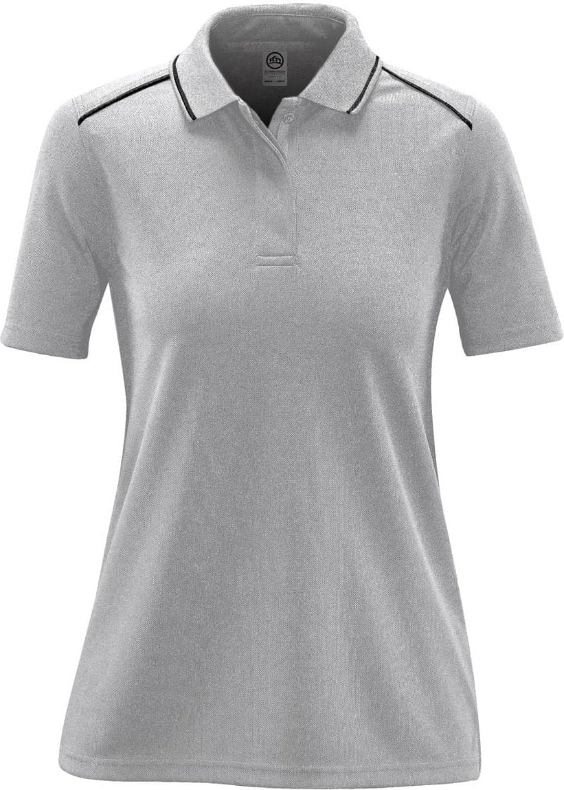 Stormtech Gpx-5w Women’s Endurance Hd Polo - White Dolphin - Ladies Xs