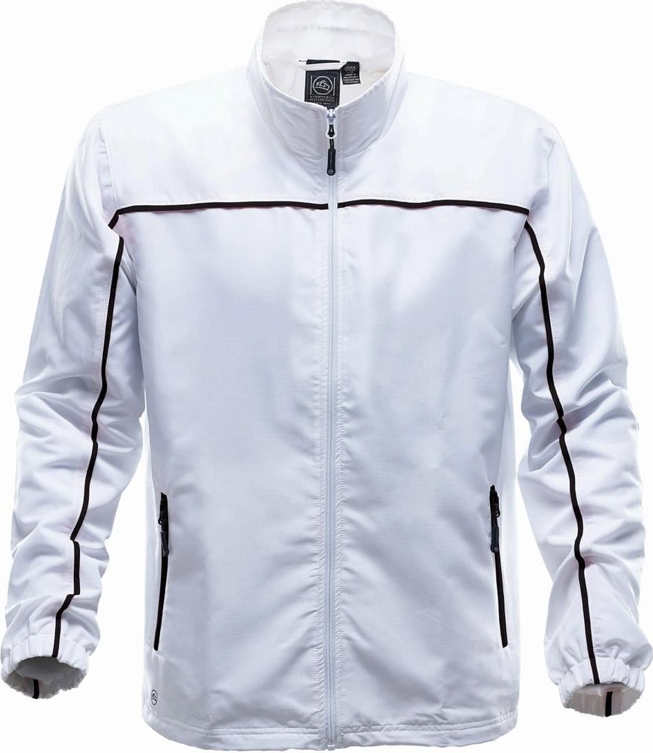 Stormtech Gsf-1 Men’s Gulfstream Shell - White - Black - Adult Xs