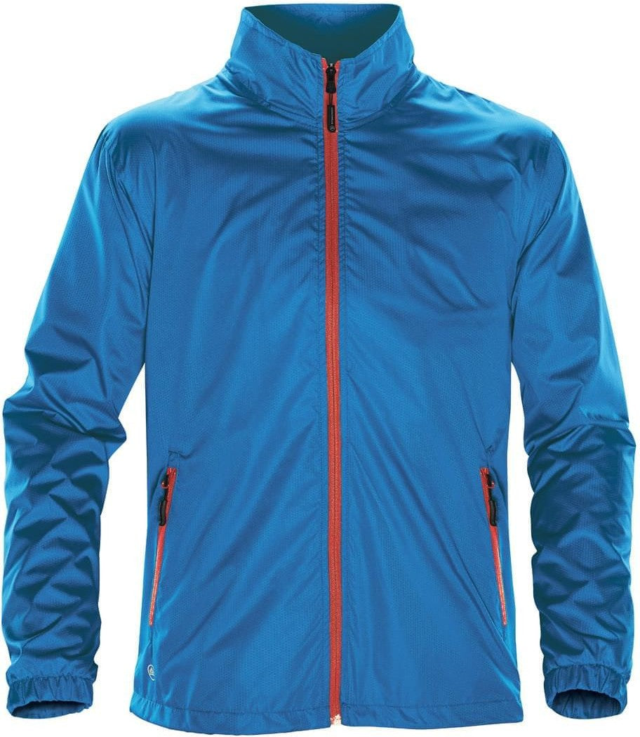 Stormtech Gsx-1le Men’s Axis Shell - Electric Blue - Flame Red - Adult l
