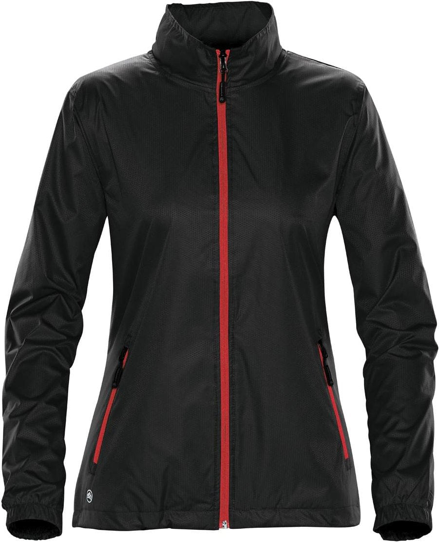 Stormtech Gsx-1wle Women’s Axis Shell - Black Sport Red - Ladies Xs