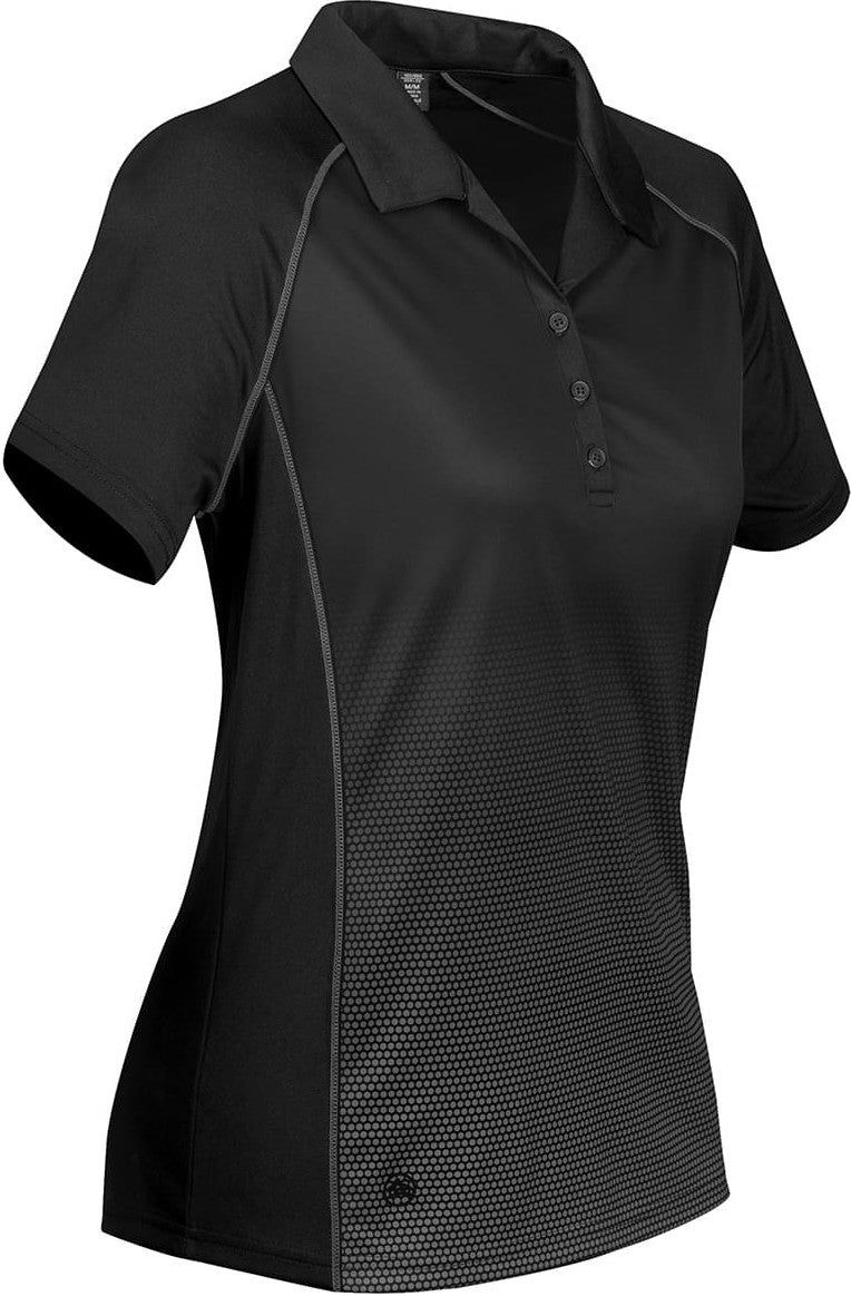 Stormtech Gtp-2w Women’s Matrix Polo - Black Graphite