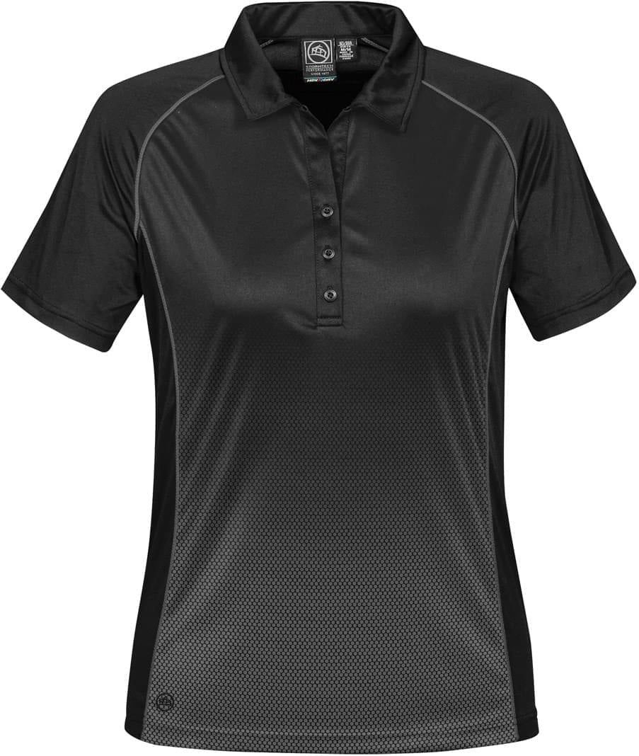 Stormtech Gtp-2w Women’s Matrix Polo - Black Graphite - Ladies Xs