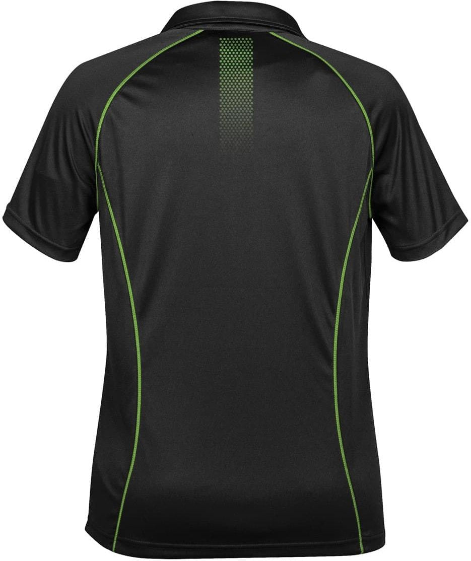 Stormtech Gtp-2w Women’s Matrix Polo - Black - Spring Green