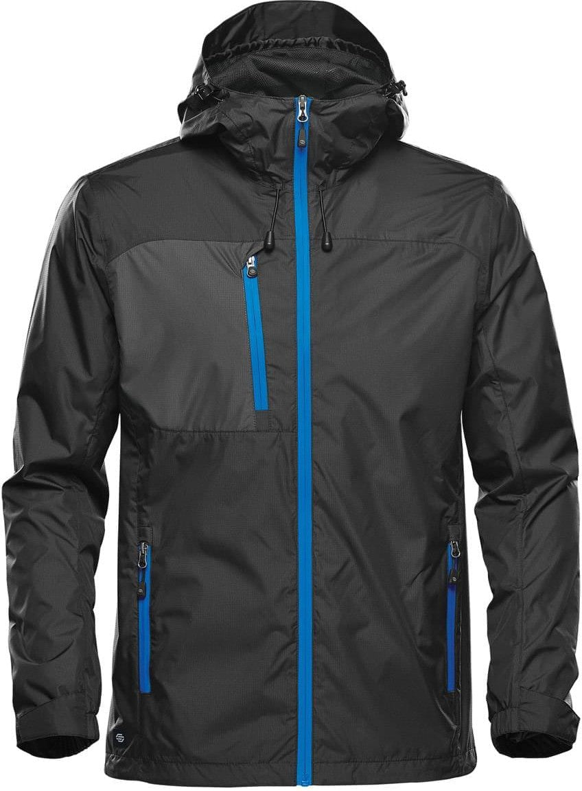 Stormtech Gxj-2 Men’s Olympia Shell - Black Azure Blue - Adult s