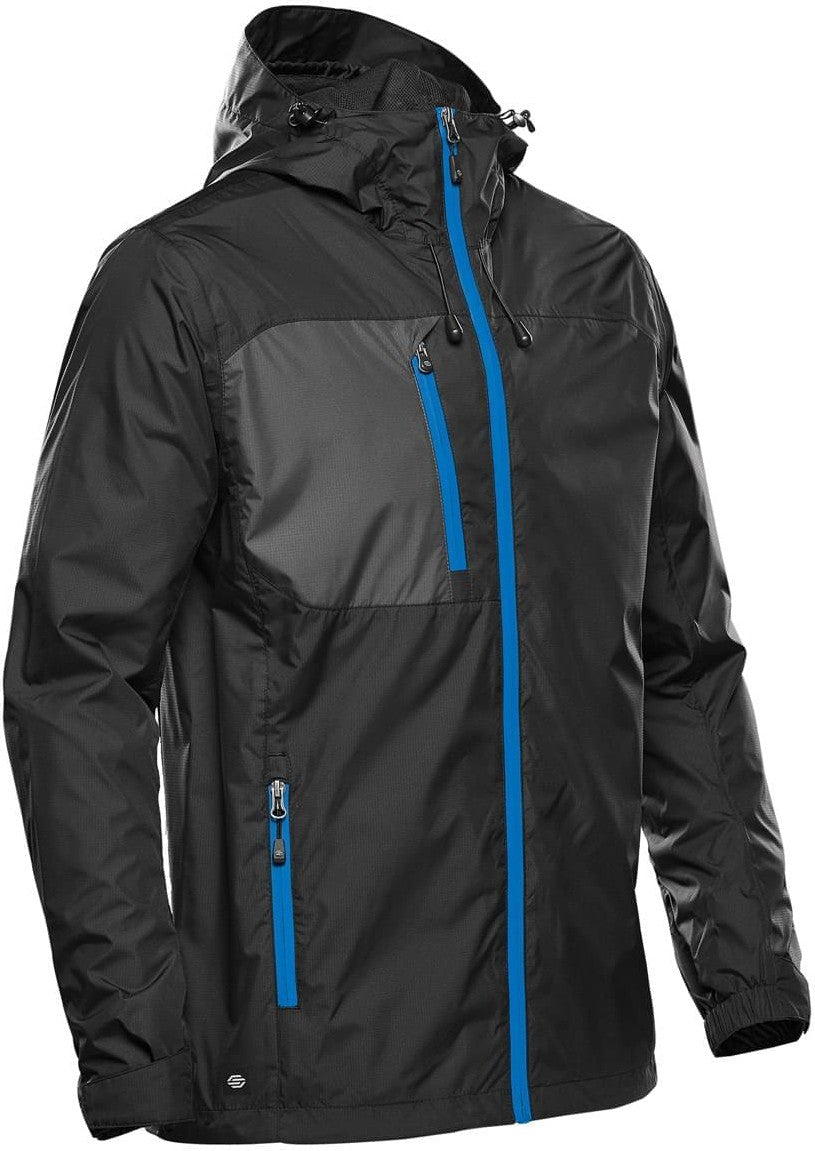 Stormtech Gxj-2 Men’s Olympia Shell - Black Azure Blue