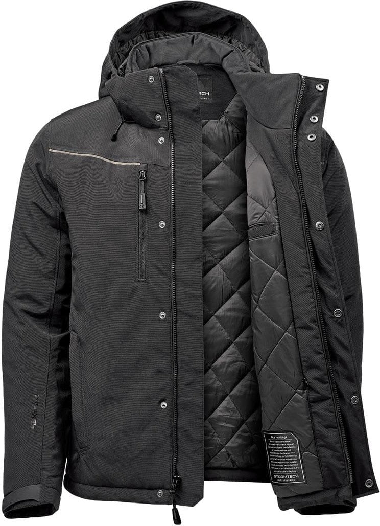 Stormtech Hdk-1 Men’s Steelhead Thermal Jacket - Black Granite - Adult Xs