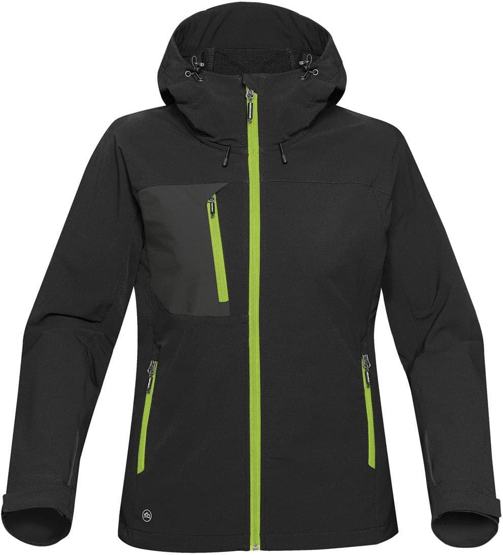 Stormtech Hgl-1w Women’s Sidewinder Shell - Black Kiwi - Ladies Xs