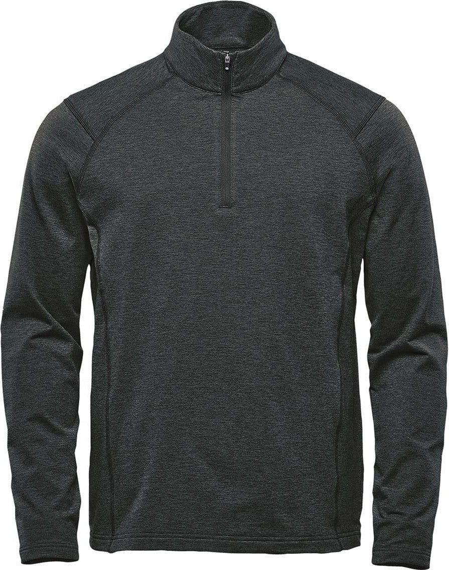 Stormtech Htz-2 Men’s Treeline Performance 1/4 Zip Pullover - Black Heather - Adult s