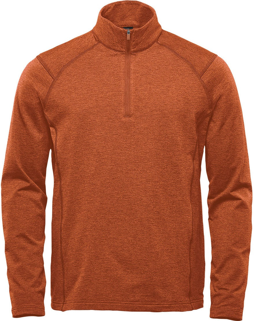 Stormtech Htz-2 Men’s Treeline Performance 1/4 Zip Pullover - Rust Heather - Adult s