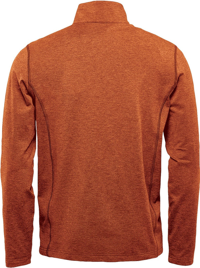 Stormtech Htz-2 Men’s Treeline Performance 1/4 Zip Pullover - Rust Heather