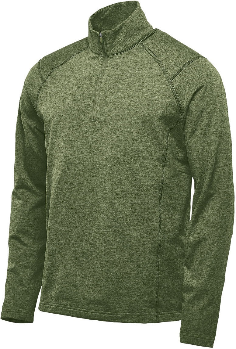 Stormtech Htz-2 Men’s Treeline Performance 1/4 Zip Pullover - Sage Green Heather