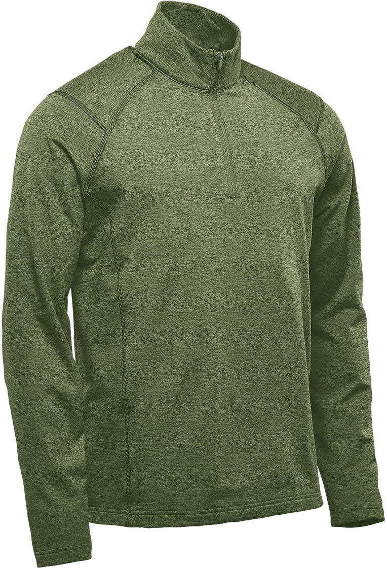 Stormtech Htz-2 Men’s Treeline Performance 1/4 Zip Pullover - Sage Green Heather