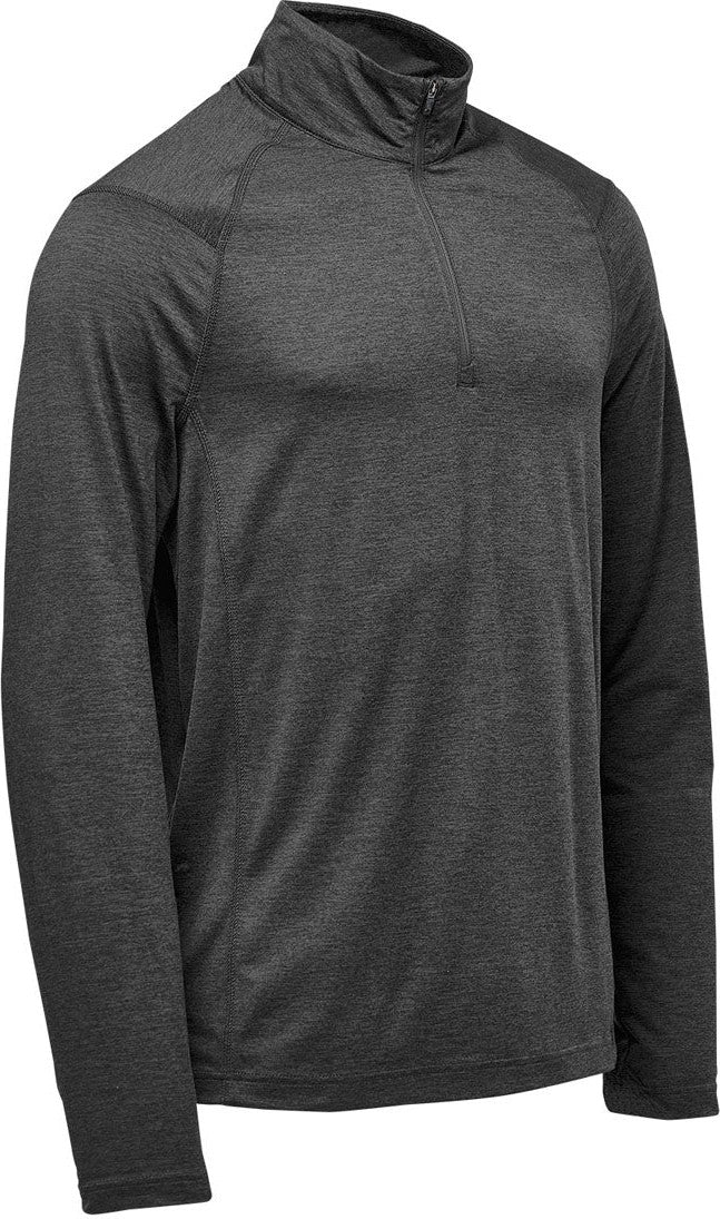 Stormtech Hxr-1 Men’s Milano 1/4 Zip Pullover - Charcoal Heather