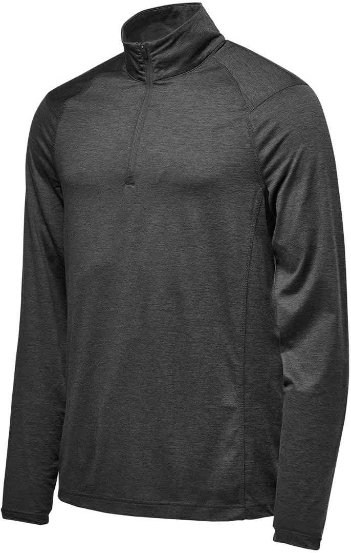 Stormtech Hxr-1 Men’s Milano 1/4 Zip Pullover - Charcoal Heather