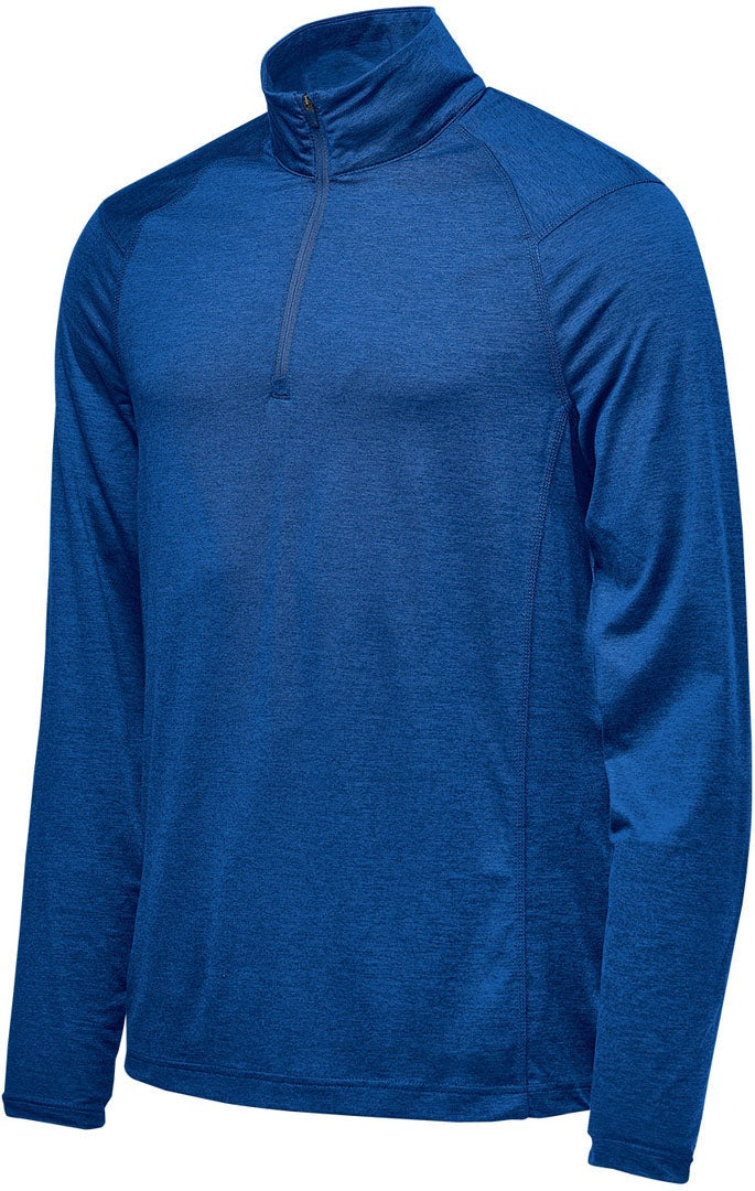 Stormtech Hxr-1 Men’s Milano 1/4 Zip Pullover - Classic Blue Heather