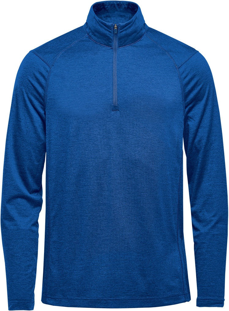 Stormtech Hxr-1 Men’s Milano 1/4 Zip Pullover - Classic Blue Heather - Adult s