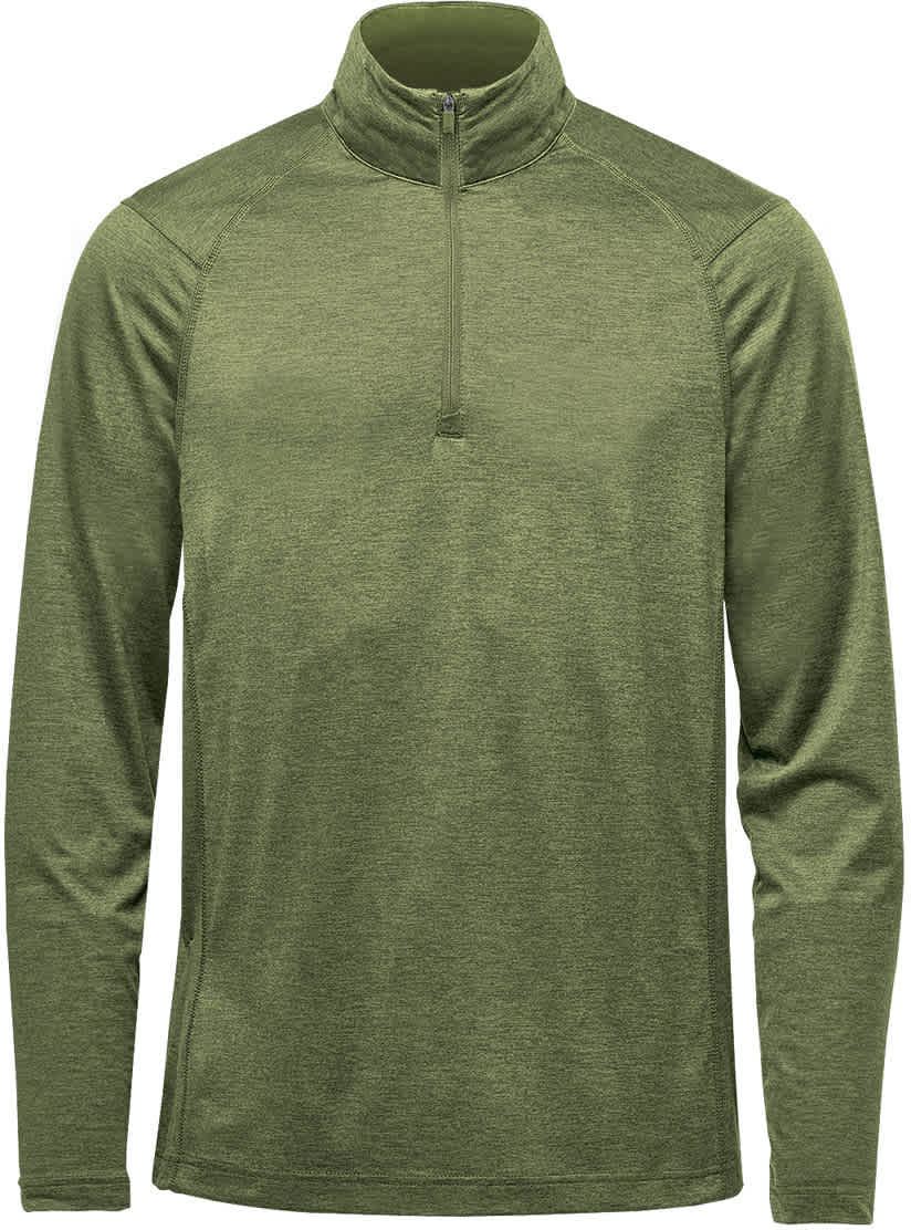 Stormtech Hxr-1 Men’s Milano 1/4 Zip Pullover - Sage Green Heather - Adult s