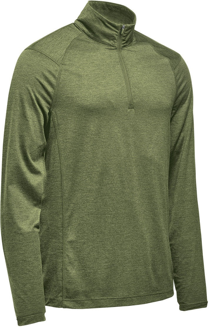 Stormtech Hxr-1 Men’s Milano 1/4 Zip Pullover - Sage Green Heather